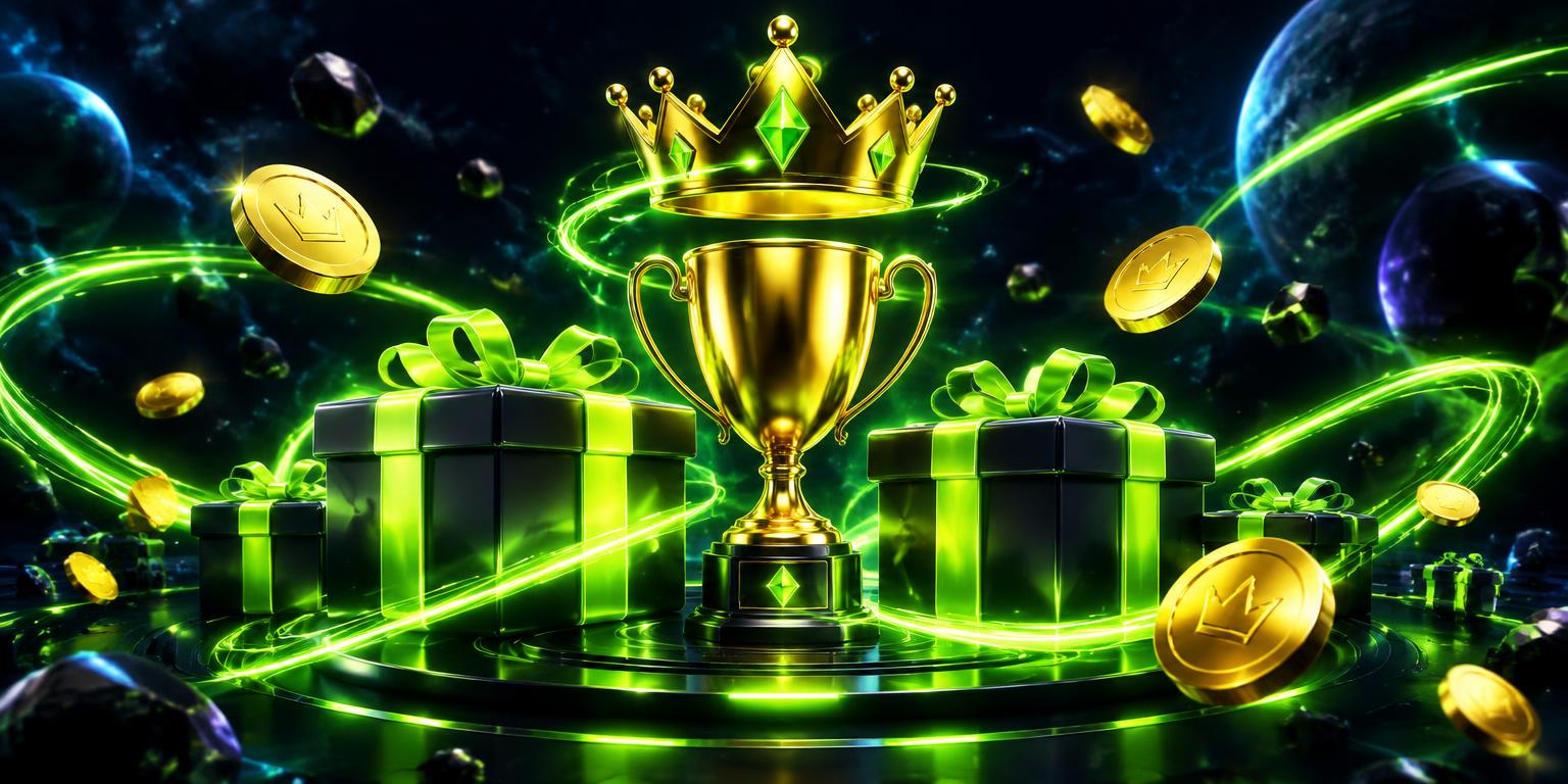 Gouden VIP kroon van de Neospin VIP Club